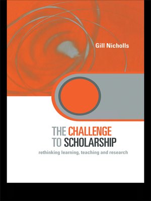 cover image of The Challenge to Scholarship